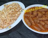 صورة لخطوة 10 من وصفة كفتة أرز بالفراخ وصوص الطماطم خفيفة ولذيذة