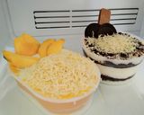 Foto langkah ke 5 dari resep Cheese cake lumer Oreo & mangga.