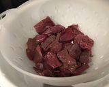 A picture of step 1 of Masala Liver Fry/ Masala Fry Kaleji.