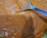 A picture of step 3 of Brinjal potato curry.