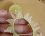 عکس مرحله 2 از دستور برش خورشیدی لیمو🍋