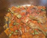 Foto del paso 3 de la receta: Bacalao con tallarines y verduras
