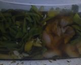 Hình bước làm 3 của món Móng giò rau tiến vua ngâm mắm