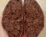 Foto langkah ke 20 dari resep Coffee Chocolate Sourdough Bread 90%.
