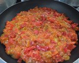 Foto del paso 4 de la receta: Falsa "pizza" de pimiento y tomate caramelizados🍅🌶️🍕