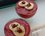 A picture of step 5 of Red Banana Beetroot Smoothie.
