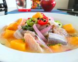 Foto del paso 1 de la receta: Cebiche de pescado con mango 👍🇵🇪