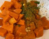 Foto del paso 1 de la receta Hamburguesa de calabaza y patatas de boniato