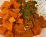 Foto del paso 1 de la receta: Hamburguesa de calabaza y patatas de boniato