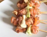 A picture of step 3 of Chicken Sate.