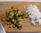 Foto del paso 5 de la receta: Ensalada de alubias de bote, daikon y huevo cocido