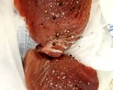 A picture of step 1 of My Grilled Citrus Tuna Steaks with Avocado & Spinach 😘.