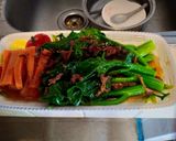 รูปขั้นตอนการทำที่ 4 ของ คะน้าฮ่องกงราดซอสเห็ดหอม(เจ)