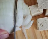 Foto del paso 1 de la receta: Tofu al azafrán en hebras e infusionado