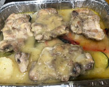 Foto del paso 8 de la receta: Pollo al horno con verduras