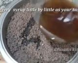 A picture of step 12 of Soft Ragi puttu.