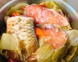 Hình bước làm 3 của món Cá Chép Om Dưa Cải Chua