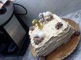 تارت طبقات بكريمة الكراميل