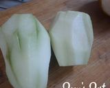 A picture of step 1 of Chow Chow Koottu Curry.