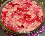 A picture of step 9 of Custard Strawberry Bread Pudding.