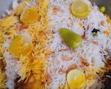 A picture of step 4 of Chicken Biryani 😋😋.