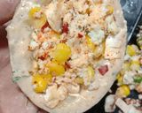 A picture of step 5 of Baked cheesy potato boat with loaded paneer and mushroom.