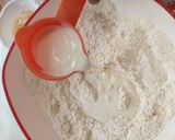 A picture of step 2 of Chicken cheese dinner rolls.