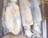 Hình bước làm 1 của món Mực lá chiên giòn