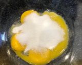 A picture of step 1 of Microwave made custard.