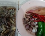 Foto langkah ke 2 dari resep Tumis Jantung Pisang Kecombrang.