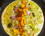 A picture of step 6 of Paneer Tikka Roll.