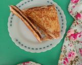Foto langkah ke 3 dari resep Roti Panggang Selai Coklat.