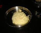 A picture of step 6 of Coconut peda.