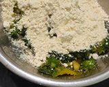 A picture of step 3 of Healthy Karela Pakoda.