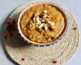 A picture of step 6 of Roti halwa.