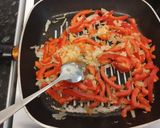 A picture of step 2 of McPhee's Coconut and Bell Pepper King Prawn Curry.