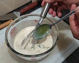 Foto langkah ke 7 dari resep Pancake Creamy Matcha.