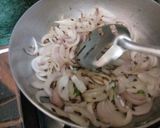 A picture of step 2 of Instant paneer capsicum ki sabji.