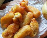 A picture of step 7 of Pazham Pori ripe banana fritters.
