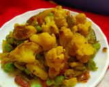 পাঁচমিশালি সব্জী ভাজি (panchmishali sabji bhaji recipe in bengali) রেসিপি ধাপ - 5 ছবি