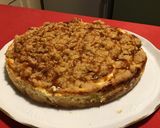 Une image de l'étape 11 de Crumble cheesecake aux pommes et caramel beurre salé.