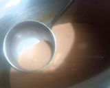 A picture of step 3 of Jaggery tea.