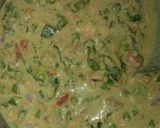 A picture of step 3 of Bajra mix veg chilla.