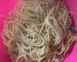 Foto langkah ke 1 dari resep Bacon Spaghetti Aglio Olio.