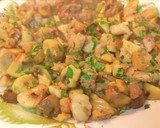 Foto del paso 4 de la receta: Salteado de setas variadas con butifarras, del perol y de Huevo
