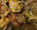 Foto del paso 7 de la receta: Spaguetini con langostinos en salsa de curry