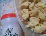 Foto del paso 5 de la receta: Cazuela de coliflor gratinado con jamón y mozzarella