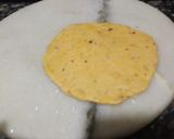 A picture of step 2 of Garlic poori.