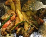 A picture of step 4 of Fish Potato Curry.