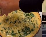A picture of step 6 of Spinach tart with yoghurt and cheddar crust.